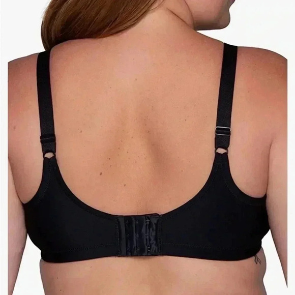Vanity Fair full figure black bra sz  44 DDD - Picture 9 of 10